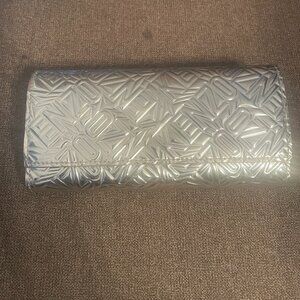 Kenzo metallic long clutch wallet
